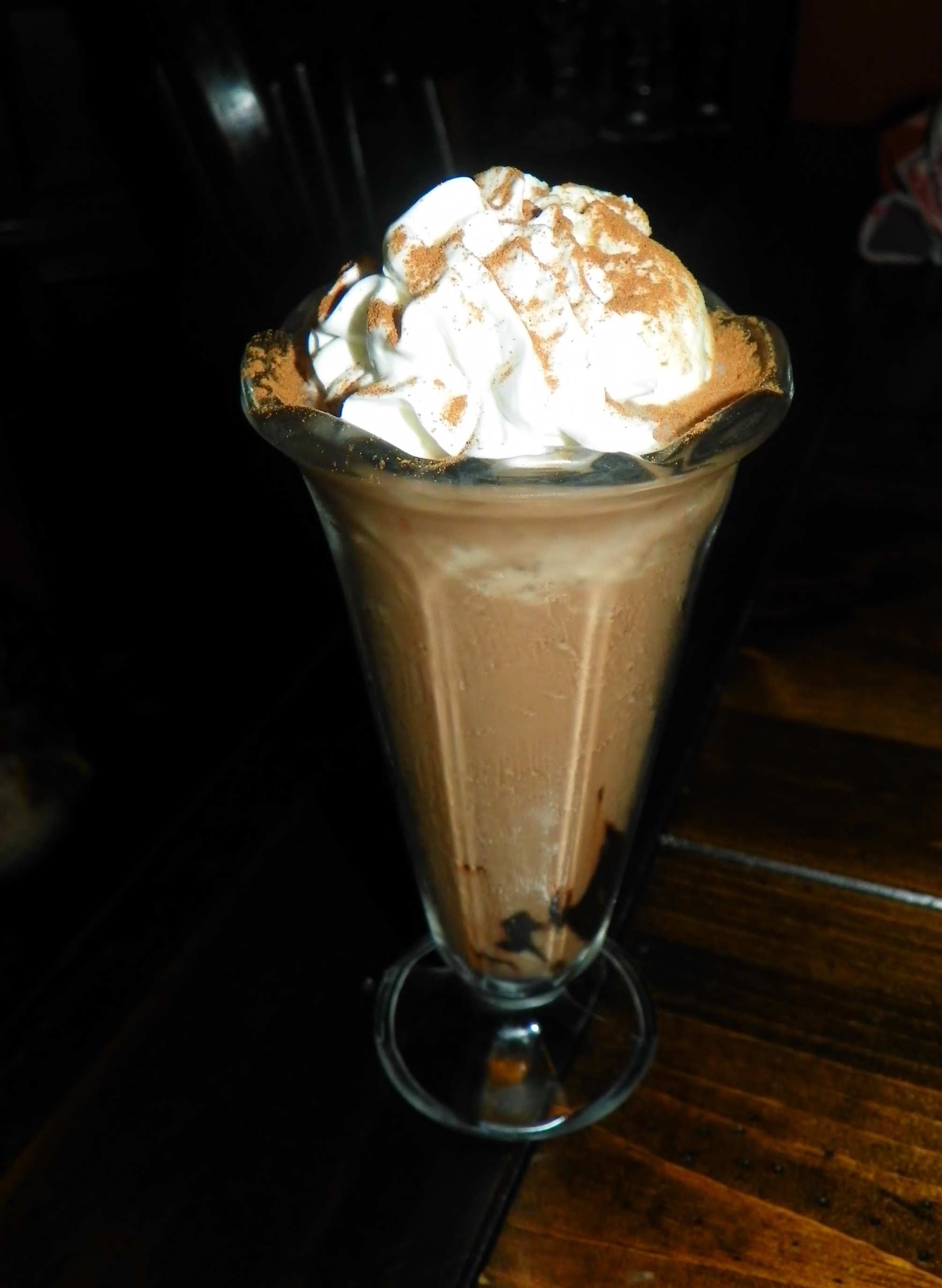 The Best CHOCOLATE-ALMOND COFFEE FRAPPE